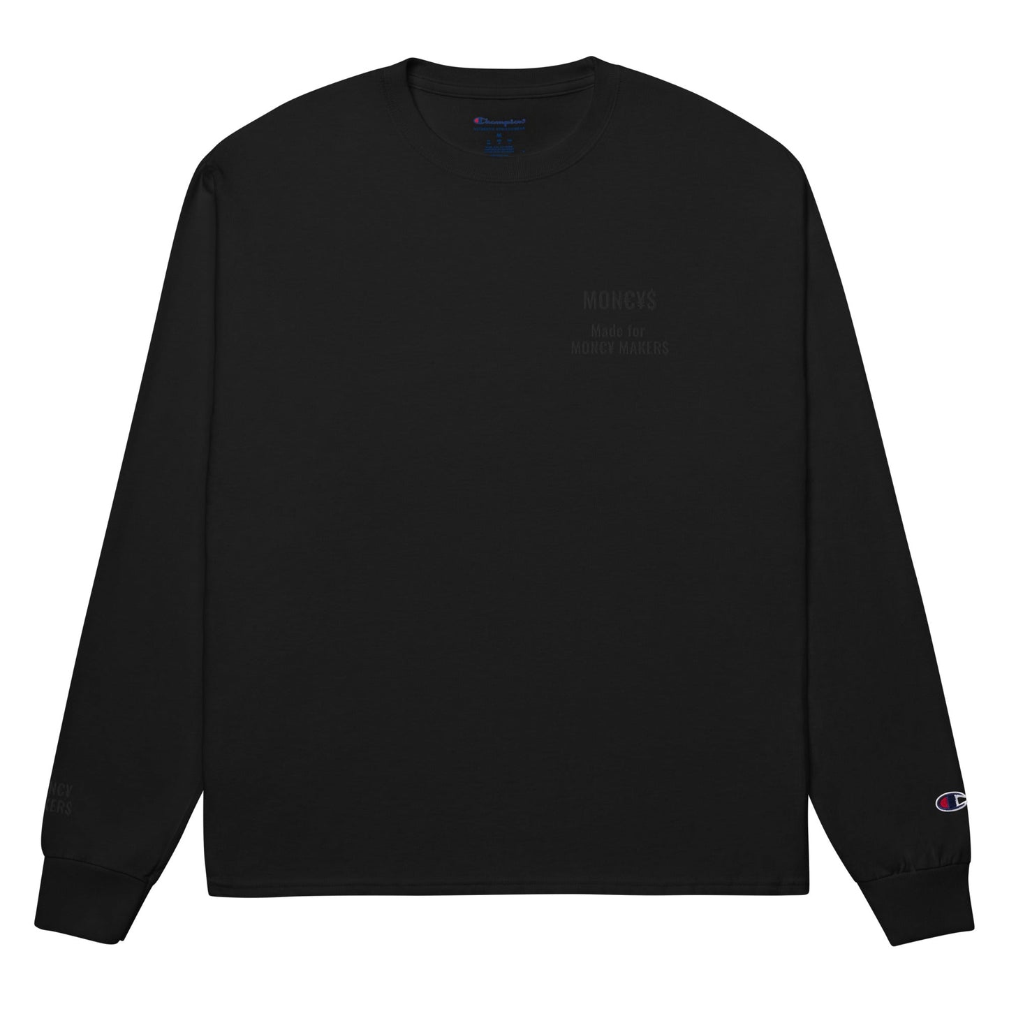 MON€¥$ x Champion SILENT LONG SLEEVE — DROP 01