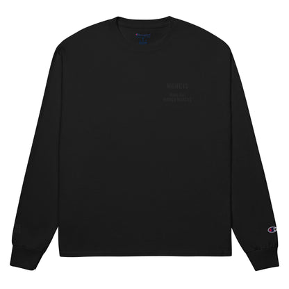 MON€¥$ x Champion SILENT LONG SLEEVE — DROP 01