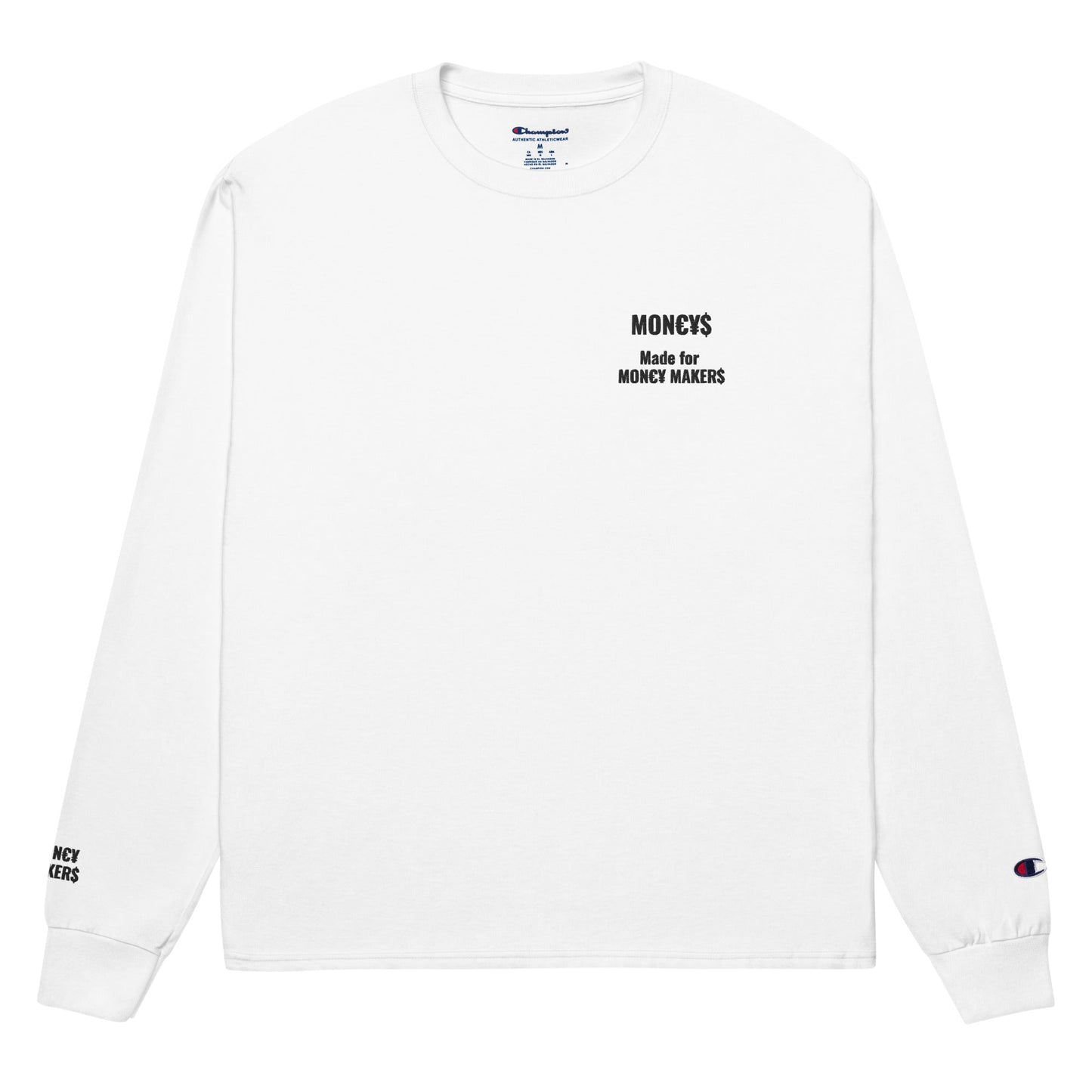 MON€¥$ x Champion SILENT LONG SLEEVE — DROP 01