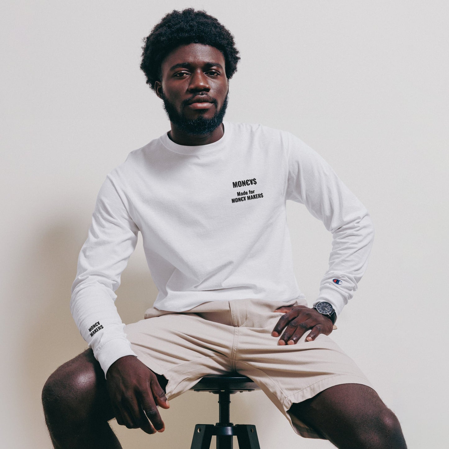 MON€¥$ x Champion SILENT LONG SLEEVE — DROP 01
